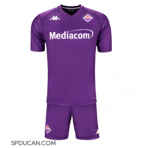 Dječji Nogometni Dres Fiorentina Domaci 2024-25 Kratak Rukav (+ Kratke hlače)